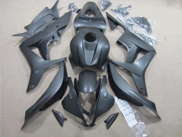 Black 07-08 Honda CBR600RR Aftermarket Motorcycle Fairings