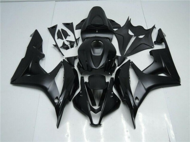 Black 07-08 Honda CBR600RR Motorcycle Fairings Black 07-08 Honda CBR600RR Motorcycle Fairings