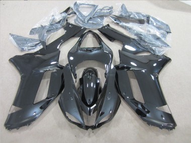 Black 07-08 Kawasaki ZX6R Full Motorcycle Fairing Kits