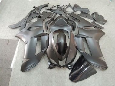 Black 07-08 Kawasaki ZX6R Motorcycle Fairings