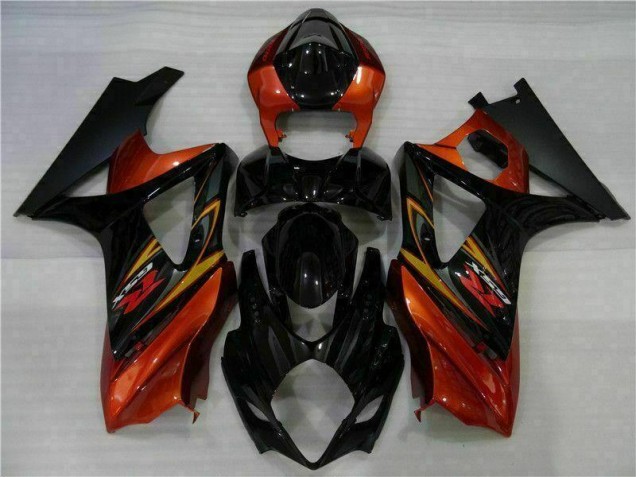 Black 07-08 Suzuki GSXR 1000 Full Motorcycle Fairing Kits Black 07-08 Suzuki GSXR 1000 Full Motorcycle Fairing Kits