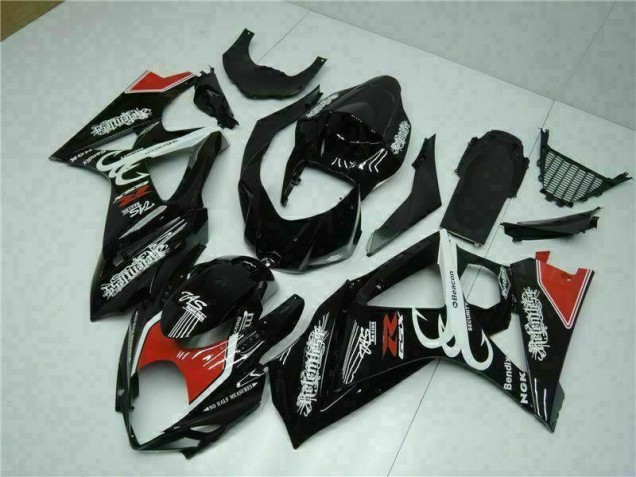 Black 07-08 Suzuki GSXR 1000 Motorcycle Bodywork