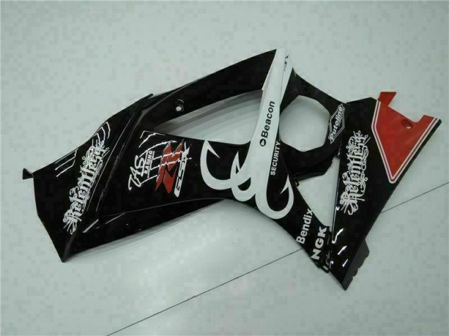 Black 07-08 Suzuki GSXR 1000 Motorcycle Bodywork
