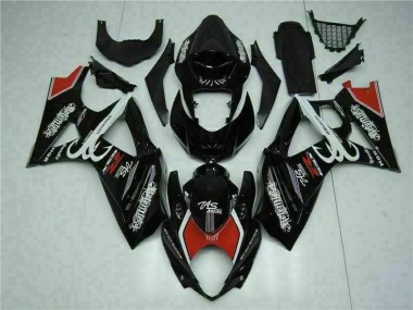 Black 07-08 Suzuki GSXR 1000 Motorcycle Bodywork