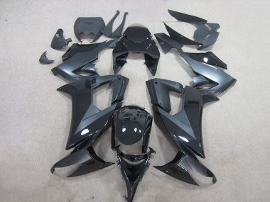 Black 08-10 Kawasaki ZX10R Motorcycle Fairings