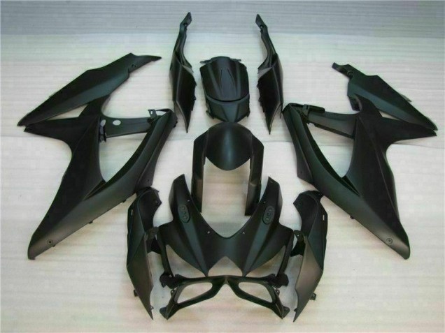 Black 08-10 Suzuki GSXR 600/750 Motorcycle Fairing Black 08-10 Suzuki GSXR 600/750 Motorcycle Fairing