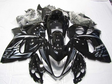Black 08-19 Suzuki GSXR 1300 Hayabusa Full Motorcycle Fairing Kits