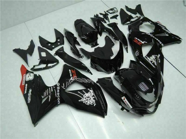 Black 09-16 Suzuki GSXR 1000 Motorcycle Fairing Black 09-16 Suzuki GSXR 1000 Motorcycle Fairing