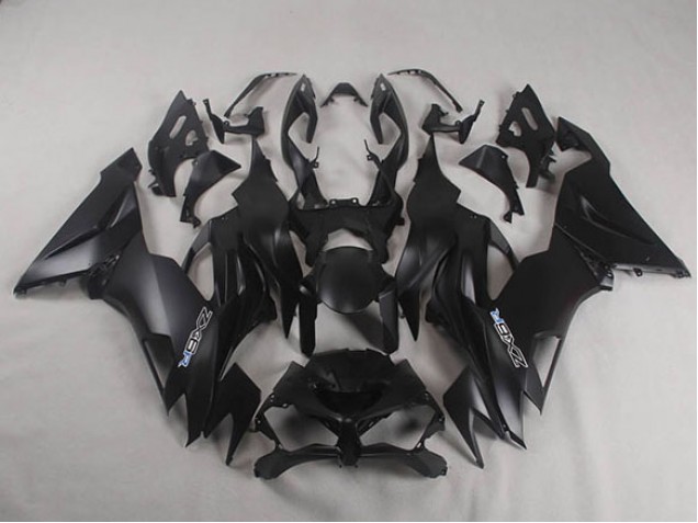 Black 19-23 Kawasaki ZX6R Motorcycle Fairings