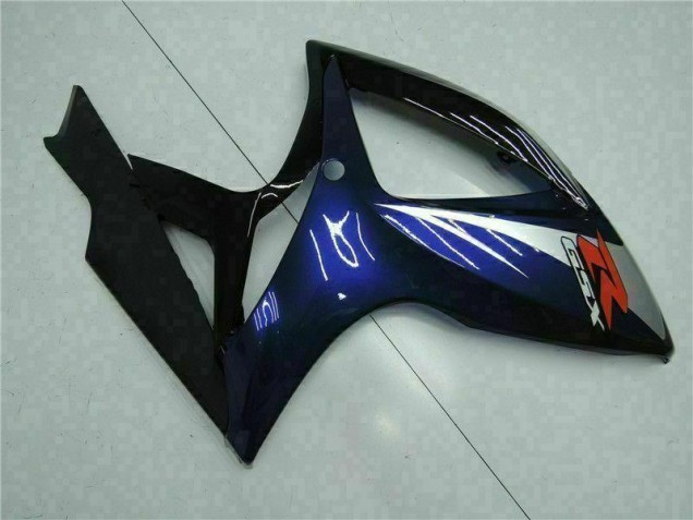 Black Blue 06-07 Suzuki GSXR 600/750 Motorcycle Bodywork Black Blue 06-07 Suzuki GSXR 600/750 Motorcycle Bodywork
