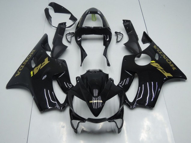 Black Gold 01-03 Honda CBR600 F4i Motorcycle Fairings Black Gold 01-03 Honda CBR600 F4i Motorcycle Fairings