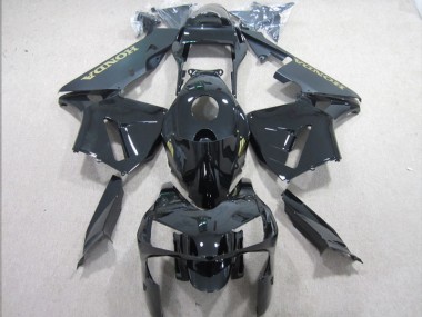 Black Gold Decal 03-04 Honda CBR600RR Motorcycle Bodywork
