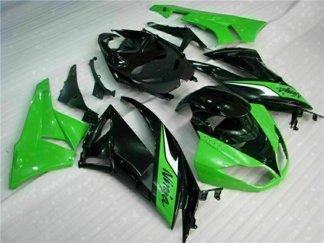 Black Green 09-12 Kawasaki ZX6R Motorcycle Bodywork Black Green 09-12 Kawasaki ZX6R Motorcycle Bodywork