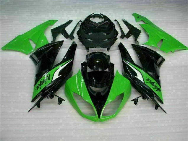 Black Green 09-12 Kawasaki ZX6R Motorcycle Bodywork Black Green 09-12 Kawasaki ZX6R Motorcycle Bodywork