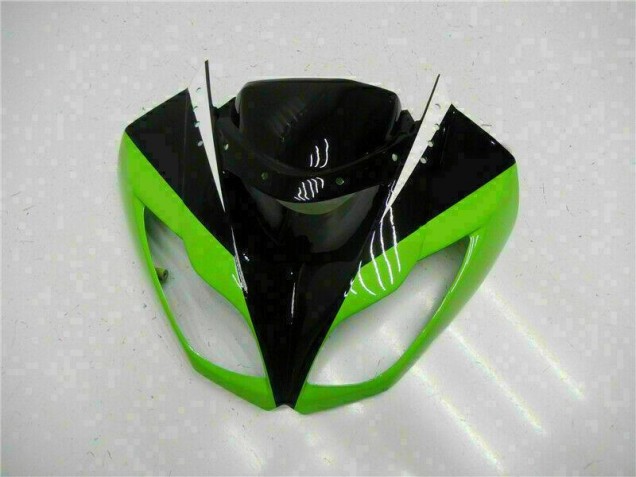 Black Green Red 09-12 Kawasaki ZX6R Motorcycle Fairings Black Green Red 09-12 Kawasaki ZX6R Motorcycle Fairings