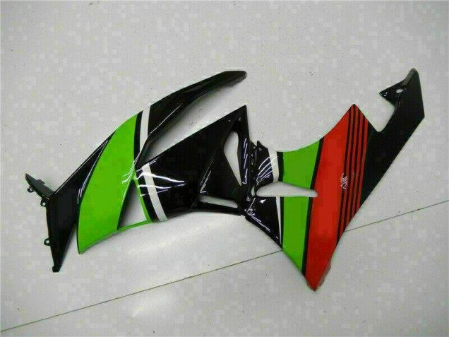 Black Green Red 09-12 Kawasaki ZX6R Motorcycle Fairings Black Green Red 09-12 Kawasaki ZX6R Motorcycle Fairings