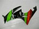 Black Green Red 09-12 Kawasaki ZX6R Motorcycle Fairings Black Green Red 09-12 Kawasaki ZX6R Motorcycle Fairings