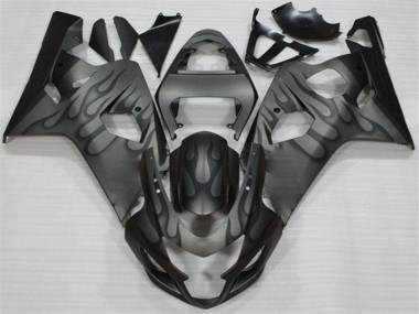 Black Grey 04-05 Suzuki GSXR 600/750 Motorcycle Fairings