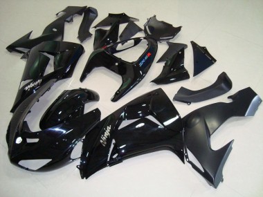 Black Matte Black 06-07 Kawasaki ZX10R Motorcycle Fairings