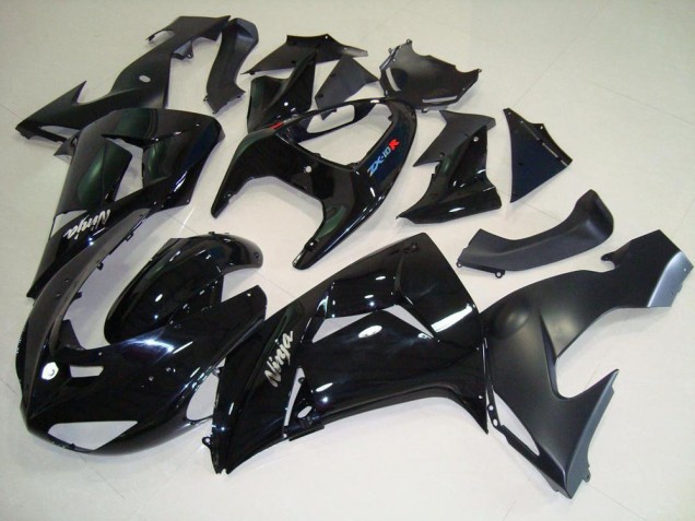 Black Matte Black 06-07 Kawasaki ZX10R Motorcycle Fairings Black Matte Black 06-07 Kawasaki ZX10R Motorcycle Fairings