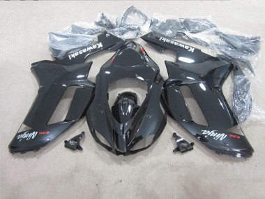 Black Ninja 636 07-08 Kawasaki ZX6R Motorcycle Fairings