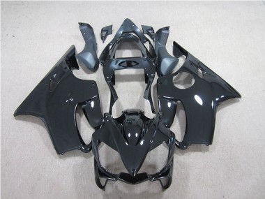 Black No Decal 01-03 Honda CBR600 F4i Motorcycle Fairings