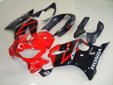 Black Red 04-07 Honda CBR600 F4i Motorcycle Fairing