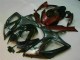 Black Red 06-07 Suzuki GSXR 600/750 Motorcycle Fairings