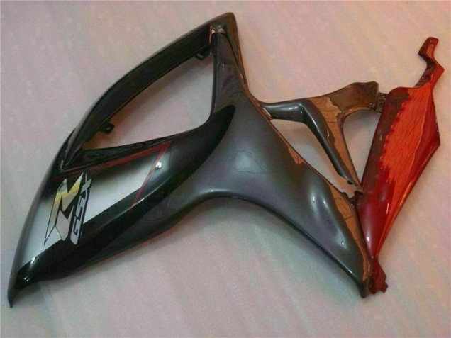 Black Red 06-07 Suzuki GSXR 600/750 Motorcycle Fairings