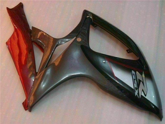 Black Red 06-07 Suzuki GSXR 600/750 Motorcycle Fairings