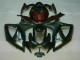 Black Red 06-07 Suzuki GSXR 600/750 Motorcycle Fairings