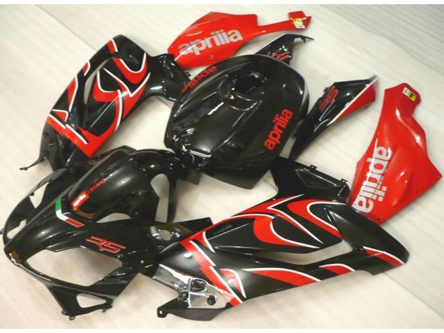 Black Red 06-11 Aprilia RS125 Motorcycle Fairings