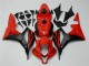 Black Red 07-08 Honda CBR600RR Motorcycle Bodywork Black Red 07-08 Honda CBR600RR Motorcycle Bodywork