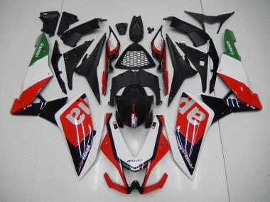 Black Red 09-15 Aprilia RSV4 Full Motorcycle Fairing Kits