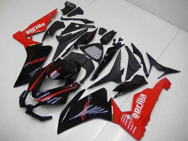 Black Red 09-15 Aprilia RSV4 Motorcycle Fairing Black Red 09-15 Aprilia RSV4 Motorcycle Fairing