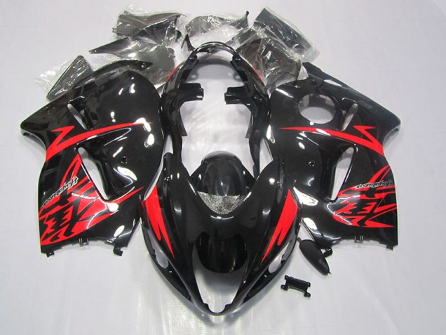 Black Red 96-07 Suzuki GSXR 1300 Hayabusa Motorcycle Fairings Black Red 96-07 Suzuki GSXR 1300 Hayabusa Motorcycle Fairings
