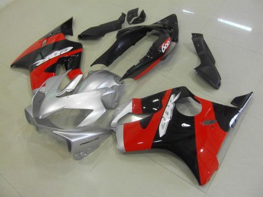 Black Red Silver 04-07 Honda CBR600 F4i Motorcycle Bodywork