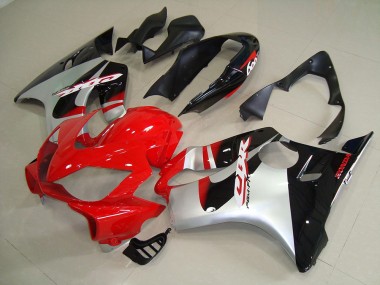 Black Red Silver 04-07 Honda CBR600 F4i Motorcycle Fairings