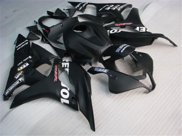 Black Repsol 07-08 Honda CBR600RR Motorcycle Fairings Black Repsol 07-08 Honda CBR600RR Motorcycle Fairings