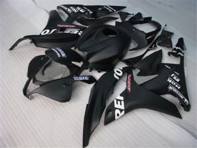 Black Repsol 07-08 Honda CBR600RR Motorcycle Fairings Black Repsol 07-08 Honda CBR600RR Motorcycle Fairings