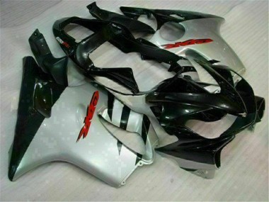 Black Silver 01-03 Honda CBR600 F4i Motorcycle Fairing