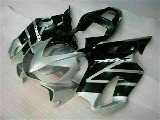 Black Silver 01-03 Honda CBR600 F4i Motorcycle Fairings Black Silver 01-03 Honda CBR600 F4i Motorcycle Fairings