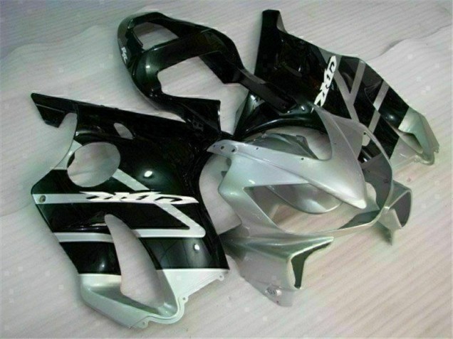 Black Silver 01-03 Honda CBR600 F4i Motorcycle Fairings Black Silver 01-03 Honda CBR600 F4i Motorcycle Fairings
