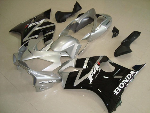 Black Silver 04-07 Honda CBR600 F4i Motorcycle Bodywork Black Silver 04-07 Honda CBR600 F4i Motorcycle Bodywork