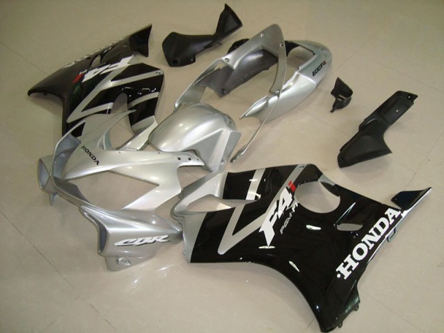 Black Silver 04-07 Honda CBR600 F4i Motorcycle Fairings Black Silver 04-07 Honda CBR600 F4i Motorcycle Fairings