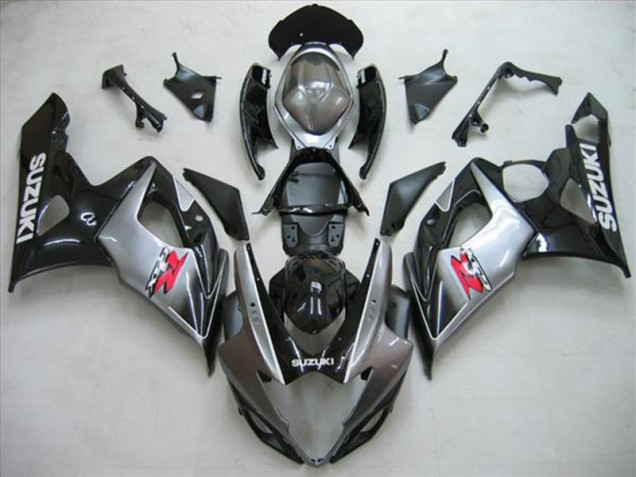 Black Silver Grey 05-06 Suzuki GSXR 1000 Motorcycle Fairings Black Silver Grey 05-06 Suzuki GSXR 1000 Motorcycle Fairings