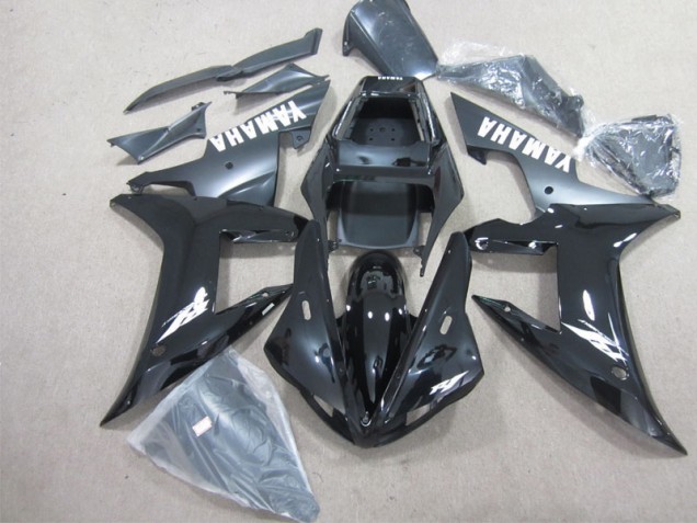 Black White 02-03 Yamaha YZF R1 Motorcycle Bodywork Black White 02-03 Yamaha YZF R1 Motorcycle Bodywork