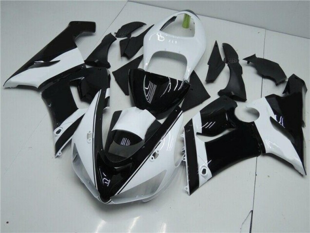 Black White 05-06 Kawasaki ZX6R Motorcycle Fairings Black White 05-06 Kawasaki ZX6R Motorcycle Fairings
