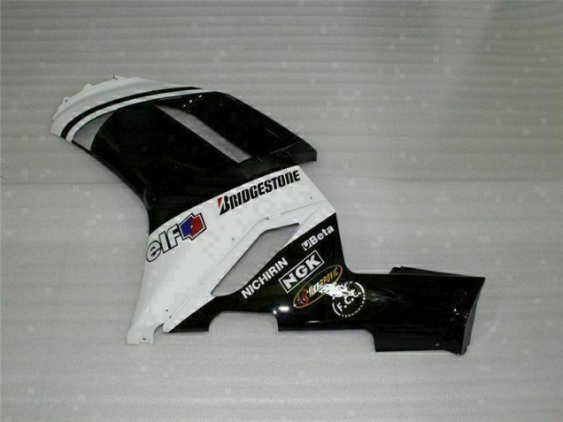 Black White 07-08 Kawasaki ZX6R Motorcycle Fairing Black White 07-08 Kawasaki ZX6R Motorcycle Fairing