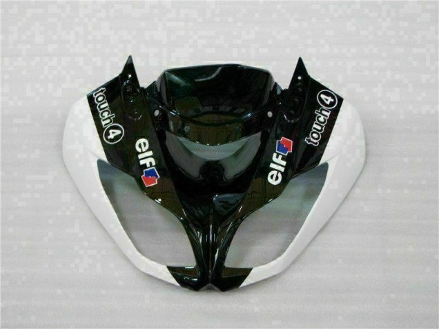 Black White 3M Touch4 09-12 Kawasaki ZX6R Motorcycle Fairings Black White 3M Touch4 09-12 Kawasaki ZX6R Motorcycle Fairings